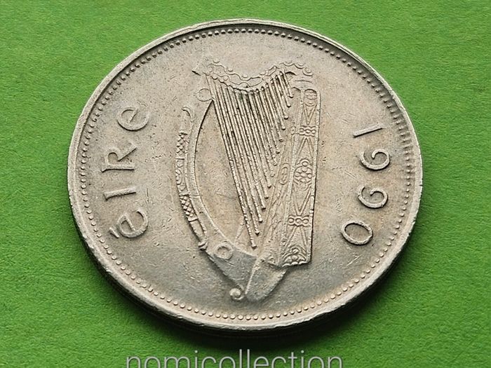 Ireland 1 Punt, Pound 1990 year.