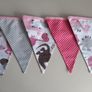 Dinosaur buntings . Blue and pink Image 2