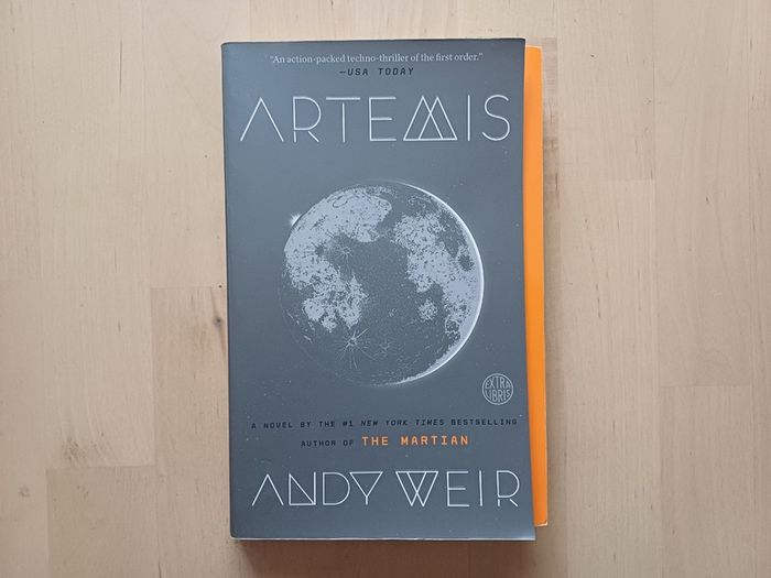 Artemis by Andy Weir (Science Fiction American Edition Paperback 2018)