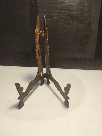 Art Nouveau Metal Alloy Picture frame stand