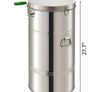 Portable Manual 2 Frame Stainless Steel Honey Extractor Image 3