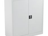 New Lockable 2 Door Metal Cupboard 1000mm High