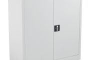 New Lockable 2 Door Metal Cupboard 1000mm High