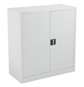New Lockable 2 Door Metal Cupboard 1000mm High