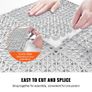 55 Pack Floor Tiles 30 x 30 cm Modular Interlocking Cushion Splicing Drainage Mats, Soft PVC Interlocking Drainage Floor Tiles, Non-Slip Drainage Holes for Restroom, Bathroom, Kitchen, Pool, Wet Area, Gray Image 4