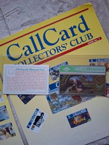 Call Cards 29 may 1994 Souvenir Phone card Pack Limited Edition 1,000 Kilmainham sealed 5 unit never opened rare !  and 2x old call collectors club booklets