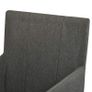 Dining Chairs with Armrests 2 pcs Taupe Fabric Image 2