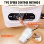 Pottery Wheel 27.9 cm Ceramic Wheel Foot Pedal Touch Screen 450W 3 Legs White Image 4