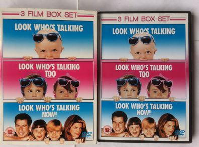 Look Who's Talking Trilogy Boxset (John Travolta, Kirstie Alley & Bruce Willis) [3xMovie DVD]