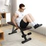 Foldable Weight Bench, Adjustable Incline Flat Bench Press with 6-Level Backrest, 4-Level Seat, Leg Extension Image 6