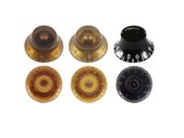Gibson style US Spec Top Hat Knob (Amber, Black, Gold )