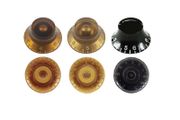Gibson style US Spec Top Hat Knob (Amber, Black, Gold )
