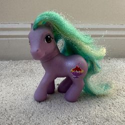 Vintage G3 My Little Pony Hasbro Lickity-Split Purple Body 2002 Used Please see pictures