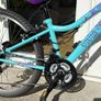 Apollo Vivid 6 gear Jr Mountain bike - Purple & Teal. Image 3