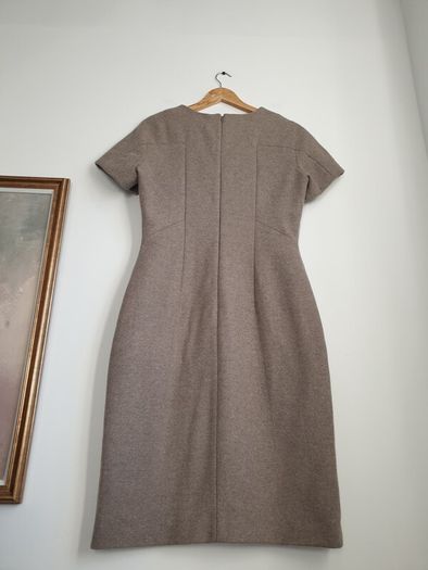 Cos Cashmere/wool Blend Dress Size Uk 10