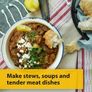 Slow Cooker | Removable Easy-Clean Ceramic Bowl | 1.8 L Small Slow Cooker (Serves 1-2 People) | Energy Efficient | Black Image 6