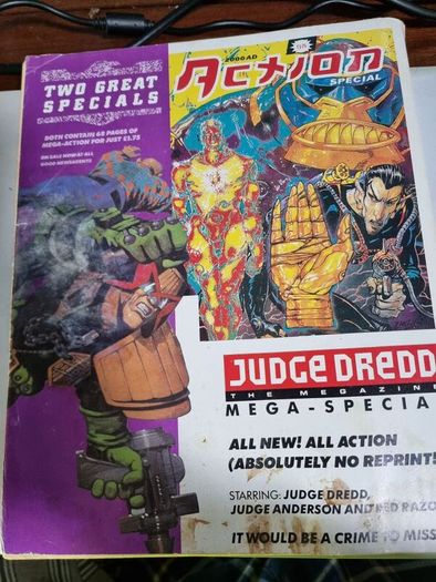 The Complete Judge Dredd comics issues 3/5/7/8