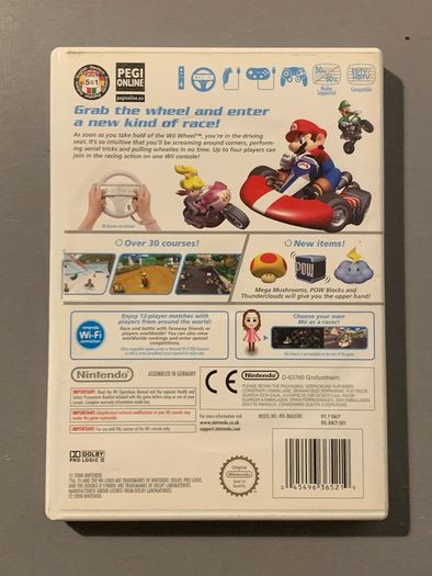 Mario Kart + Wheel Nintendo Wii