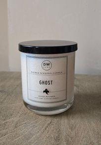 Halloween candle - Ghost glitter