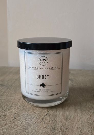 Halloween candle - Ghost glitter