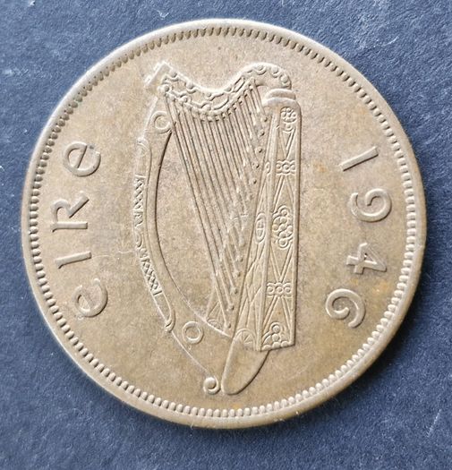 Ireland 1946 Penny 1d coin