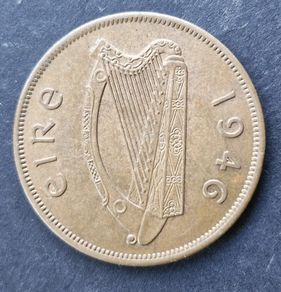 Ireland 1946 Penny 1d coin