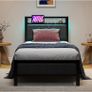 Single Bed Frames with Storage Headboard and Charg Image 6