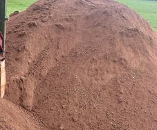 Screened topsoil