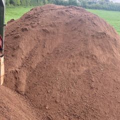 Screened topsoil