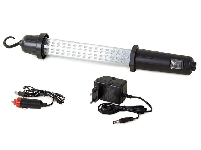 New 12V 230V Waterproof Inspection Work Shop Lamp Hook Cable 60 LED #1437