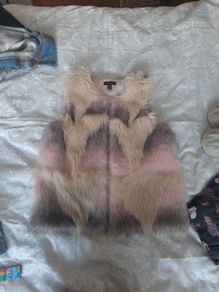 fur gilet from new look