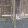 French antique wrought iron single bed frame Image 9