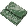 Tarpaulin waterproof heavy duty 130 GSM LARGE - 6M x 9 M (20ftx 30 FT) with Eyelets ground sheet Multifunctional Quality Cover Tarp Green Image 2