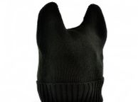 main image for ad Beanie Hat With Built-in Headphones - Horned Ends, Black