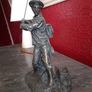 Resin Fisherman Statue Image 3