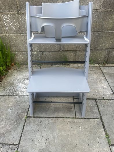 Trip Trapp (Grey) with baby seat , tray and newborn baby seat . Great condition