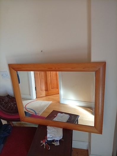 Large Solid Pine Wall Mirror. Hallway, Living Room or Bedroom