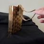 1950's Compact Lipstick Cigarette Blunt Mesh Handle Purse Image 9
