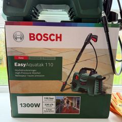 Bosch Aquatak Corded Pressure washer 1.3kW 3600HA7F01 + 15m braided corder + gloves