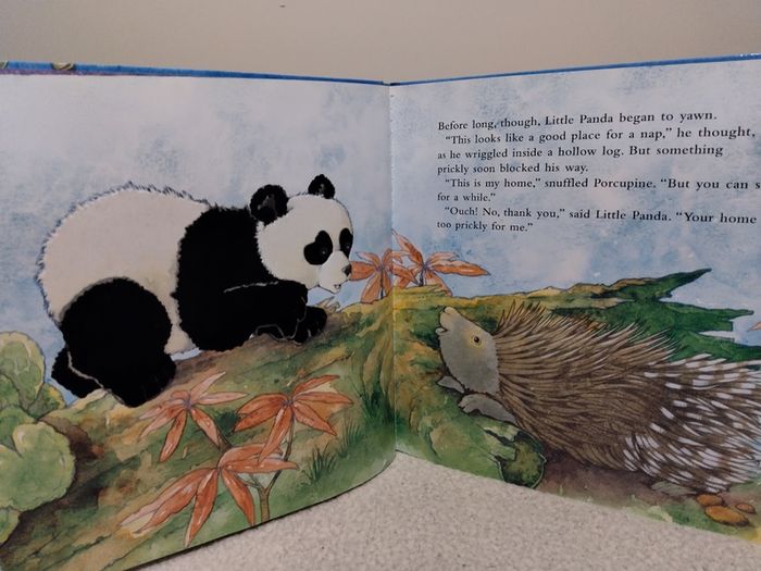 Little Panda, A Soft To Touch large Hardback Book