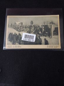 Auschwitz : A Komando At Work , WW2 Postcard