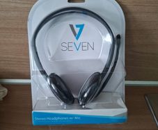 NWT V7 Seven Stereo Headphones w/Mic