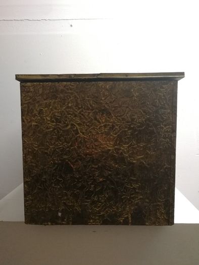 Brass fire file storage box