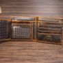 Genuine Leather Wallet for Men & Women Slim Trifold Card Holder Vintage Minimalist Wallet Valentine Day Gift Image 6
