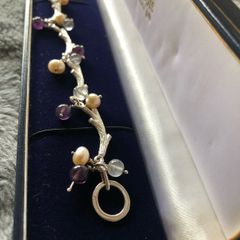 Silver Pearl Bracelet