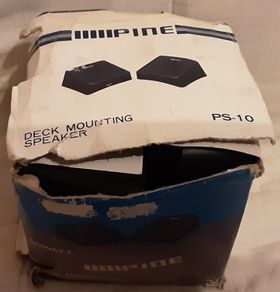 set of speakers  ( pine )