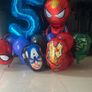 Super hero balloons with number Image 3