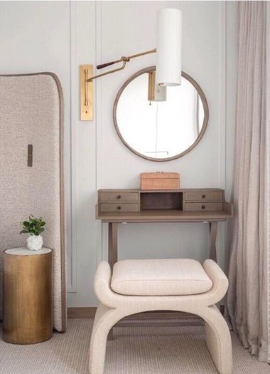 Oak Writing Desk & Stool