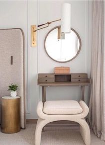 Oak Writing Desk & Stool