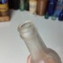 188 - Vintage John Daly Mineral Water Cork Decorative Collectible Clear Glass Bottle Image 5